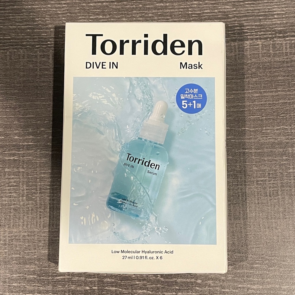 TORRIDEN Dive In Low Molecular Hyaluronic Acid Mask Sheet 5+1ea (6 sheets)